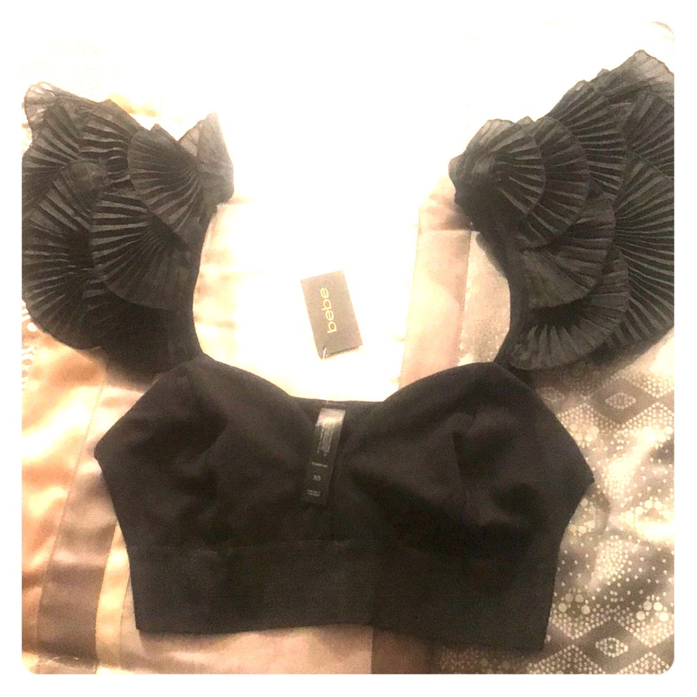Bebe Xs crop top